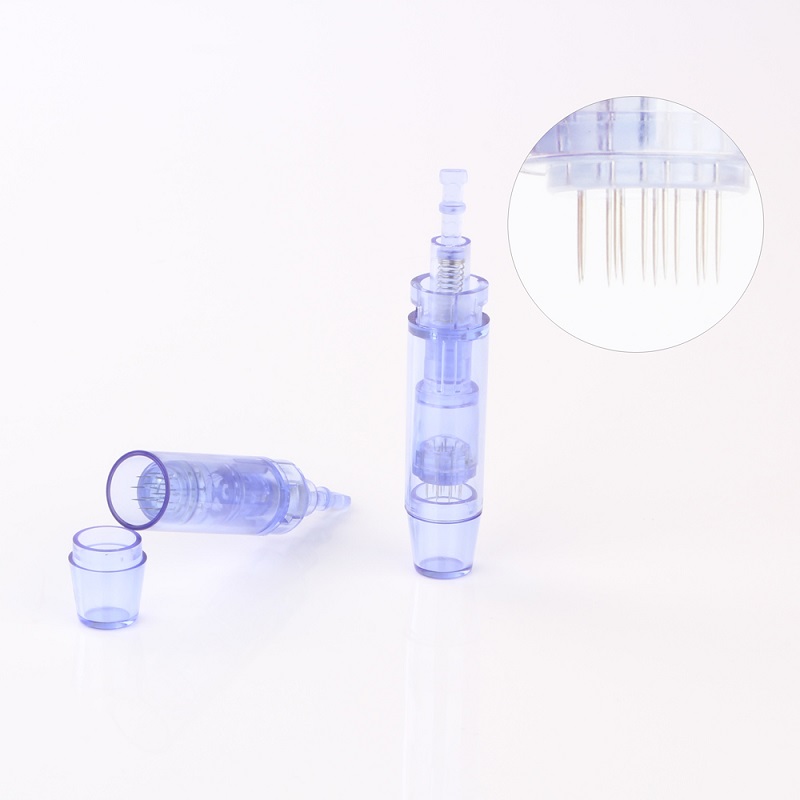 50PCS Lot 1 3 7 9 12 36 42 Nano 3D 5D Needle Cartridges For Dr. Pen Adjustable Needle Lengths For Dermapen Microneedles Machine Use