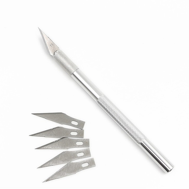 wholesale stainless steel pastry fruit sculpting knife 6 pcs carving tool cake decorating tools cutting model baking cutter
