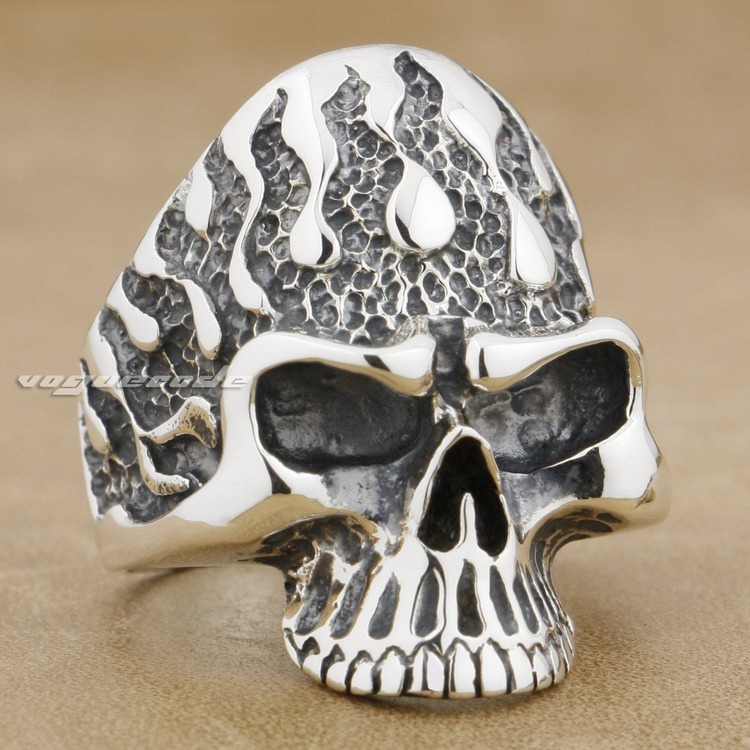 Flame Fire Skull 925 Sterling Silver Mens Biker Rocker Ring 8S005A US Size 8~14 Free Shipping
Flame Fire Skull 925 Sterling Silver Mens Biker Rocker Ring 8S005A US Size 8~14 Free Shipping