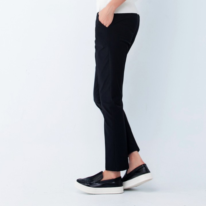 New Spring And Autumn Pants & Capris 2015 Casual Simple Pencil Pants Black White Baggy Pants Women Trousers Plus Size FG1511