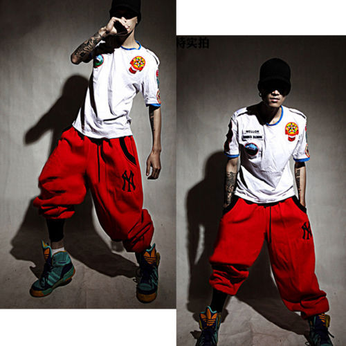 Wholesale-N94 2016 newest Mens Womens Trousers Slacks Casual Harem Baggy Hip Hop Dance Sport Sweat Pants free shipping