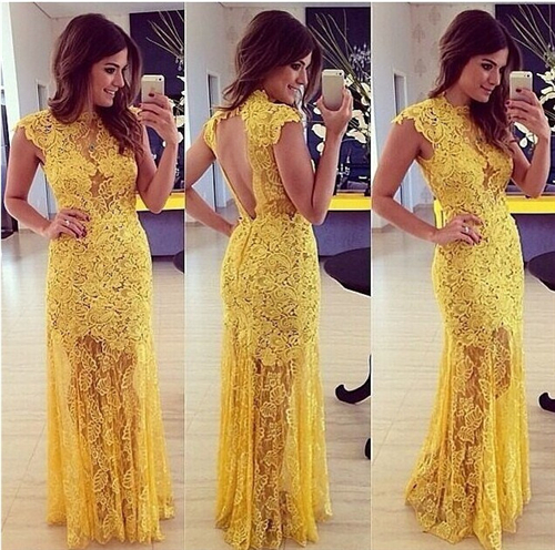 Party Dress Fashion Dress Party Dress Fashion Womens Sexy Backless and Cut Out Dress Womens Sheer and Lace Short Sleeve Skirt, Yellow
Party Dress Fashion Dress Party Dress Fashion Womens Sexy Backless and Cut Out Dress Womens Sheer and Lace Short Sleeve Skirt, Yellow