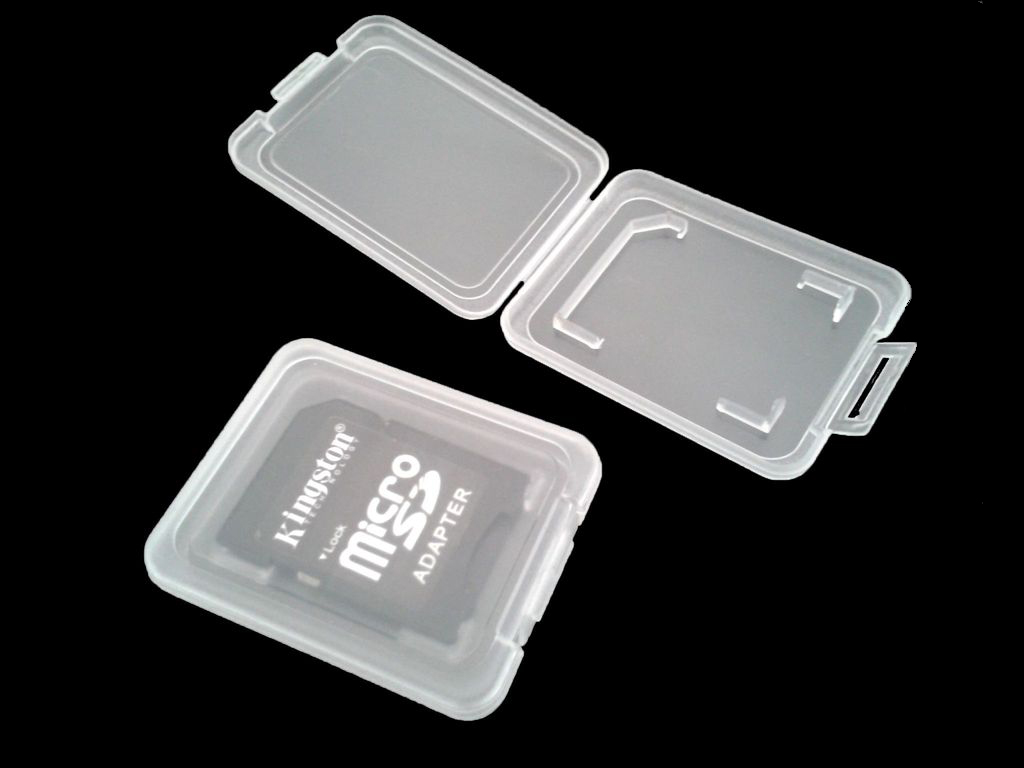 New portable SD card Transparent Standard Memory Card Holder Box Card Cases Storage Case for SD SDHC Memory Card 
New portable SD card Transparent Standard Memory Card Holder Box Card Cases Storage Case for SD SDHC Memory Card