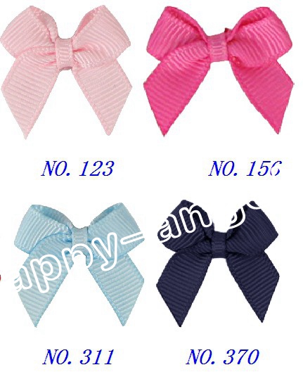 60pcs 2" mini baby girl hairbow hair bows clips kids Boutique grosgrain ribbon bowknot alligator Hairpin headwear accessaries HD3303