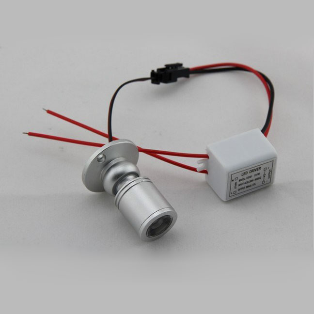 1W Mini Small LED Spotlight Small LED Lamp For Showcase/ Cabinet/ Cupboard/ Counter/ Showroom/ Display Case