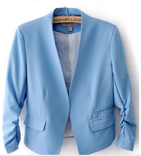 Fashion HotWomens Ladies Fashion Korea Solid Slim Casual Suit Blazer Coat Jacket