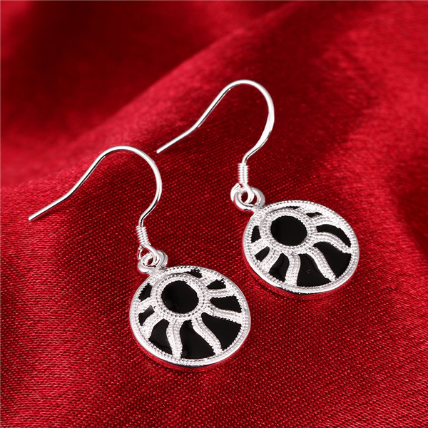 Brand new sterling silver Drip paw earrings DFMSE610,women's 925 silver Dangle Chandelier earrings 10 pair a lot factory direct