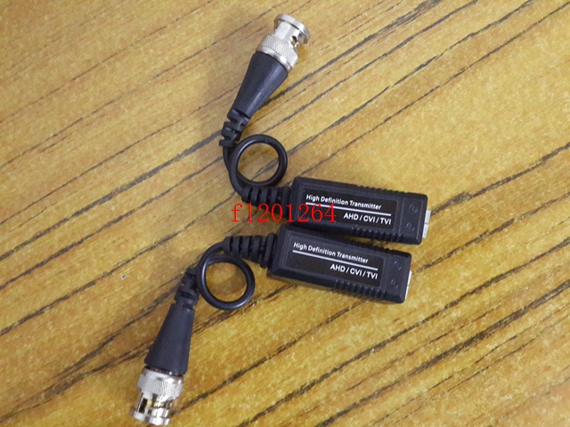 50pairs/lot CCTV Via Twisted Pairs transmitter HD CVI/TVI/AHD Passive Video Balun Male BNC to UTP Cat5/5e/6 Network Camera