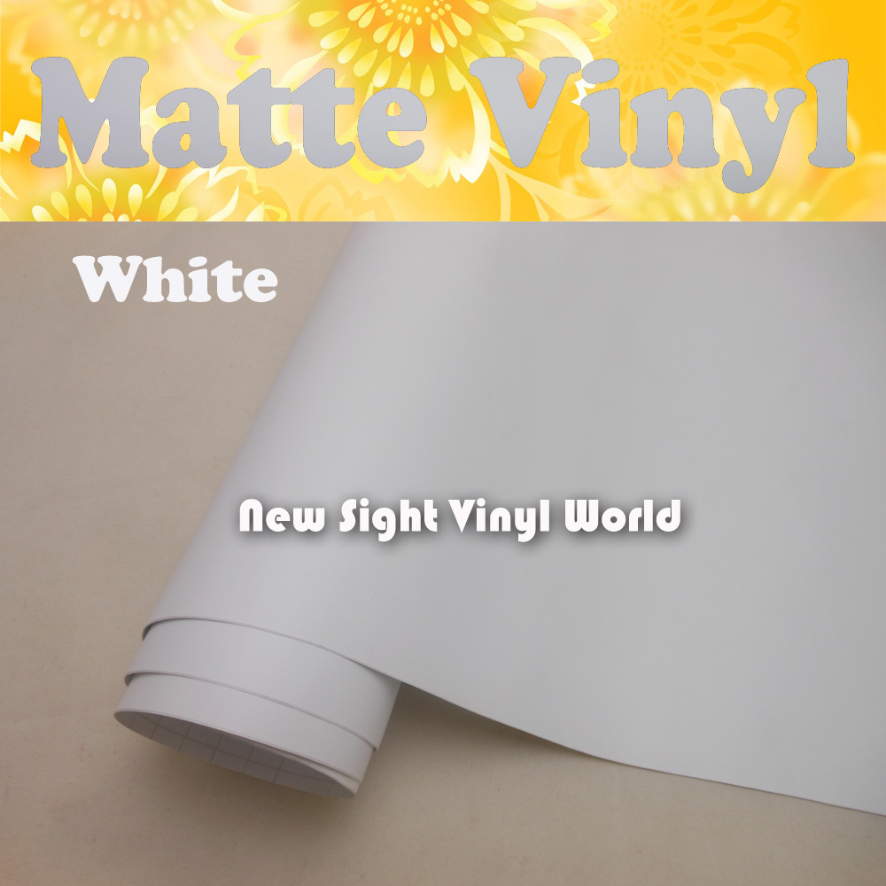 High Quality Matte White Vinyl Matt Wrap Film Air Free Bubble For Car Stickers Size: 1.52*30m/Roll
High Quality Matte White Vinyl Matt Wrap Film Air Free Bubble For Car Stickers Size: 1.52*30m/Roll