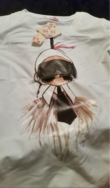 2015 hot sale Summer women's t shirt Short Sleeve Tops Tee Tshirt casual style Ladies cute cartoon Print t-shirts camisetas FG1511