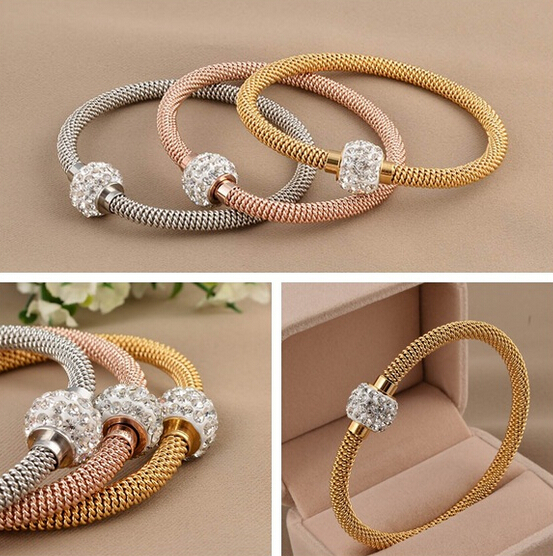 Choose Silver Gold Rose Gold Color Stainless Steel Open Bracelet Bangle White CZ Drill Women Fashion Jewelry
Choose Silver Gold Rose Gold Color Stainless Steel Open Bracelet Bangle White CZ Drill Women Fashion Jewelry