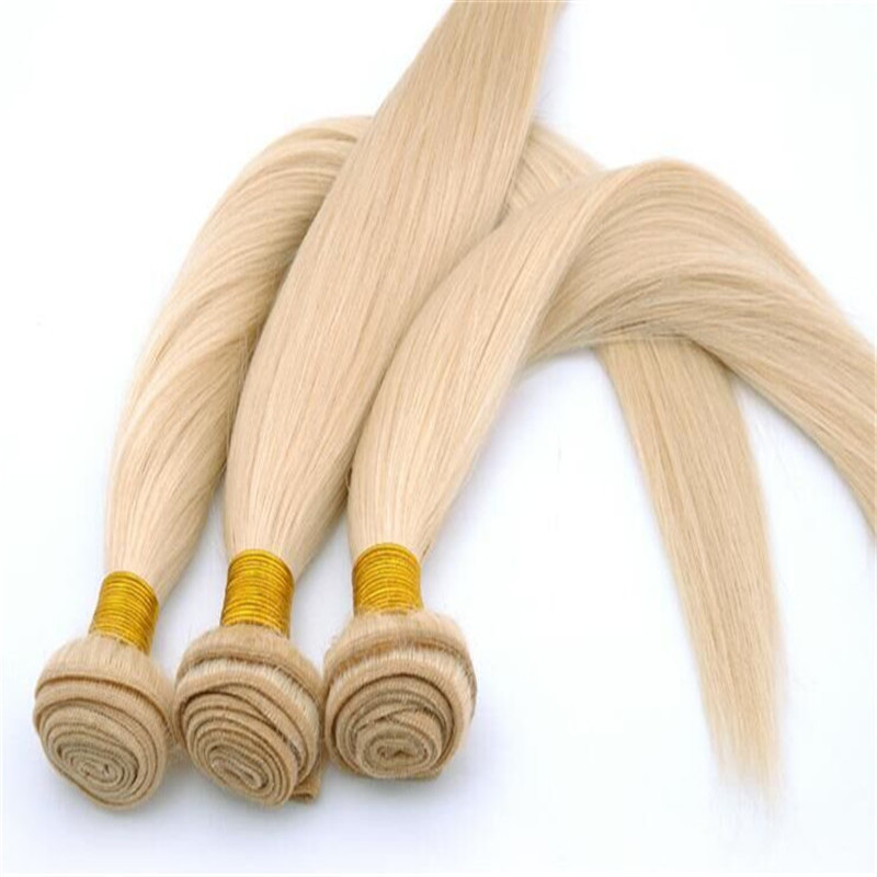 grade 8a color 613 brazilian hair bundles hair 50g piece 5pcs lot blonde virgin human hairs
