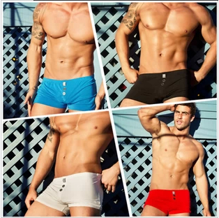 Wholesale-New Hot aussie underwears fashion AB men' cotton brass buttons boxers trunks male sexy boxers shorts underpants panties, Black
Wholesale-New Hot aussie underwears fashion AB men' cotton brass buttons boxers trunks male sexy boxers shorts underpants panties, Black