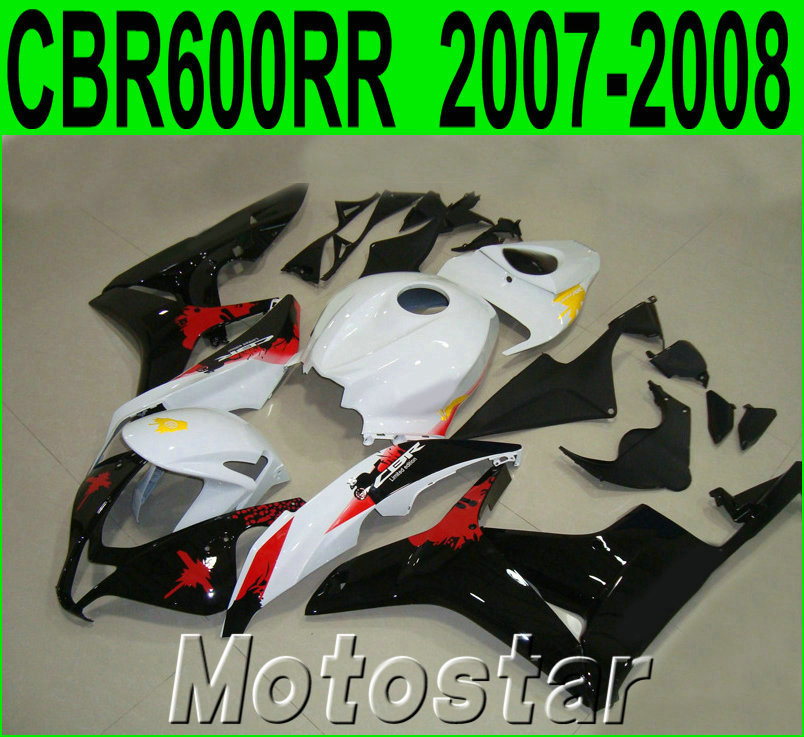 Injection molding ABS fairing kit for HONDA CBR600RR 07 08 fairings set CBR 600 RR F5 2007 2008 white black red motobike LY66, Same as the picture shows
Injection molding ABS fairing kit for HONDA CBR600RR 07 08 fairings set CBR 600 RR F5 2007 2008 white black red motobike LY66, Same as the picture shows