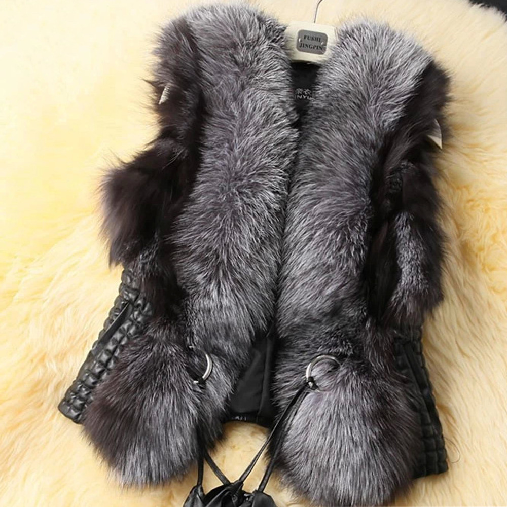 Wholesale-2015 Womens Faux Fur Vest Leather Coat Waistcoat Plus Size Jacket Vest Winter Coat Gilet Adjustable Belt Luxury Free Shipping
Wholesale-2015 Womens Faux Fur Vest Leather Coat Waistcoat Plus Size Jacket Vest Winter Coat Gilet Adjustable Belt Luxury Free Shipping