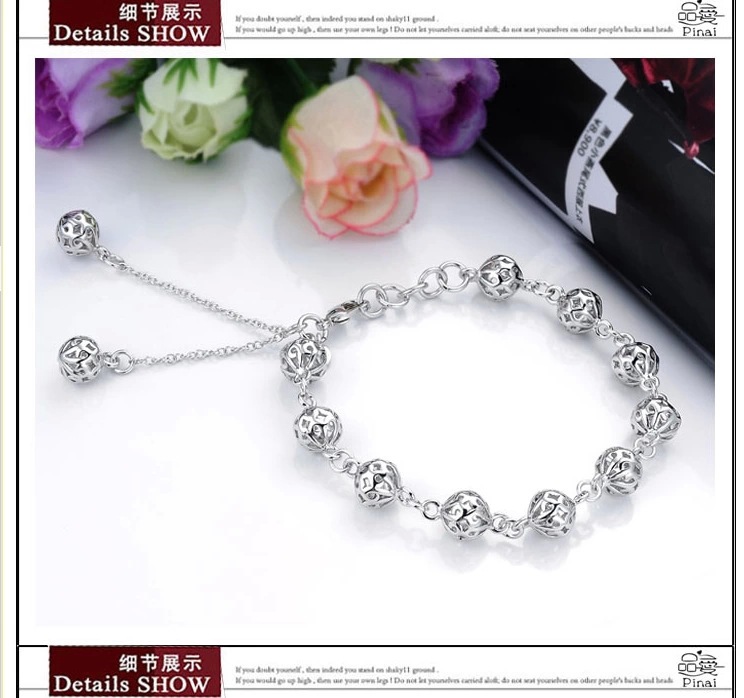 Free Shipping with tracking number Top Sale 925 Silver Bracelet Sweet thread Bracelet Silver Jewelry 20Pcs/lot 1507