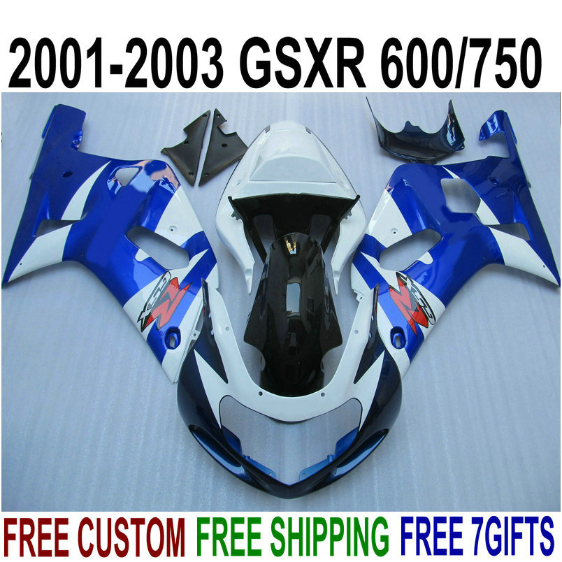 Customize fairings set for SUZUKI GSXR600 GSXR750 2001-2003 K1 blue white black high quality fairing kit GSXR 600 750 01 02 03 EF1, Same as the picture shows
Customize fairings set for SUZUKI GSXR600 GSXR750 2001-2003 K1 blue white black high quality fairing kit GSXR 600 750 01 02 03 EF1, Same as the picture shows