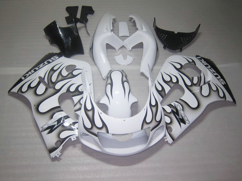 High quality fairing kit for SUZUKI GSXR600 GSXR750 1996-2000 GSX-R600/750 96 97 98 99 00 black flames in white fairings set GB14, Same as picture
High quality fairing kit for SUZUKI GSXR600 GSXR750 1996-2000 GSX-R600/750 96 97 98 99 00 black flames in white fairings set GB14, Same as picture