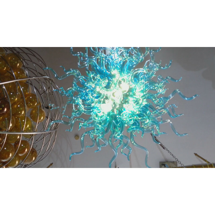 Modern Art Glass Lamp Small Chandelier Wedding Decoration Colored Blown Murano Pretty LED Light Source Chihuly Style Chandeliers
Modern Art Glass Lamp Small Chandelier Wedding Decoration Colored Blown Murano Pretty LED Light Source Chihuly Style Chandeliers