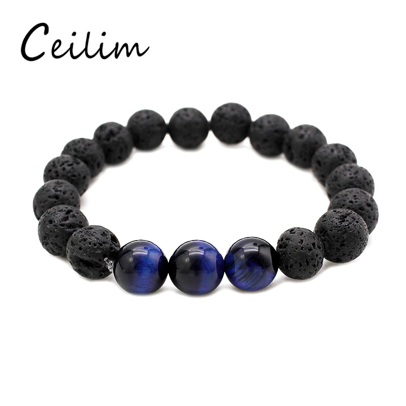 Trendy 10mm Black Lava Stone Bracelets Chakra Healing Balance Yoga Beads Bracelet For Women Stretch Tiger Eye Stone Charms Jewelry Gifts
Trendy 10mm Black Lava Stone Bracelets Chakra Healing Balance Yoga Beads Bracelet For Women Stretch Tiger Eye Stone Charms Jewelry Gifts