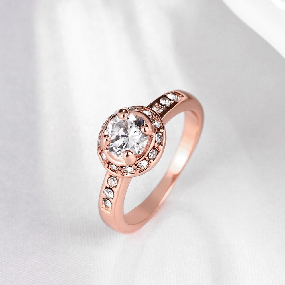 0.8ct Round Cut 4-prong Setting Classic Solitaire Wedding Bridal Ring Halo Crystal Womens Jewelry Gift Size 6
