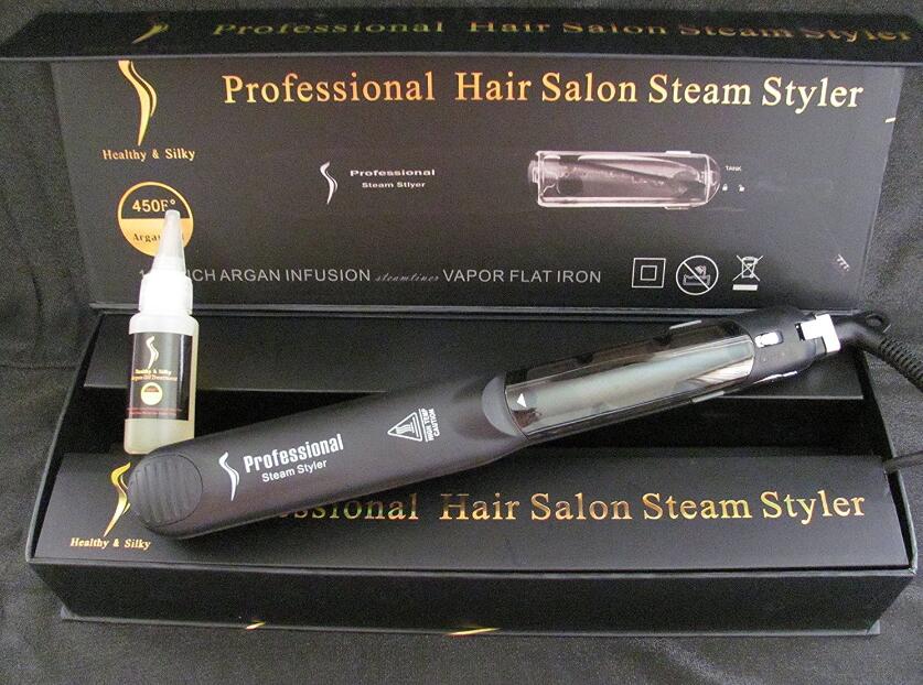 Professional Salon Styler Straightener Irons Steam Flat Iron Vapor Fast Heating Hair Care Styling Tools