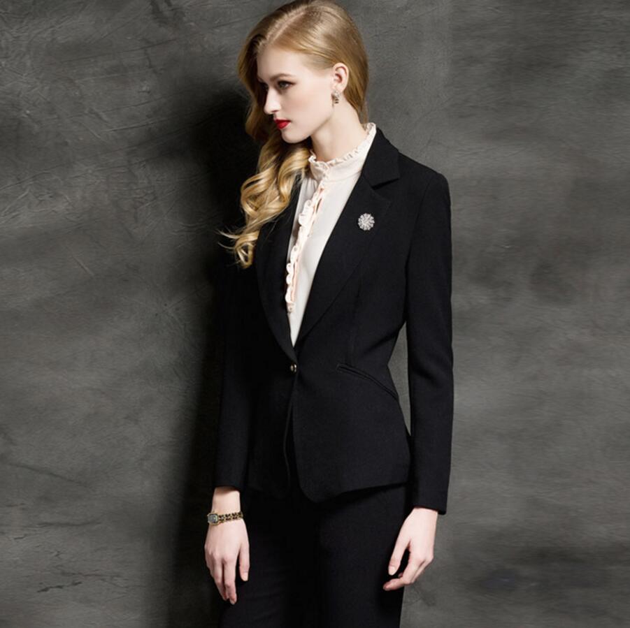 Women suit western style black jacket + pants high-end custom OL professional ladies haute couture women suits, Yellow
Women suit western style black jacket + pants high-end custom OL professional ladies haute couture women suits, Yellow