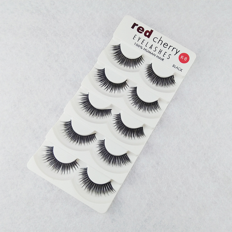 Red Cherry 5 Pairs False Eyelashes 18 Styles Black Cross Messy Natural Long Thick Fake Eye lashes Beauty Makeup High Quality
Red Cherry 5 Pairs False Eyelashes 18 Styles Black Cross Messy Natural Long Thick Fake Eye lashes Beauty Makeup High Quality