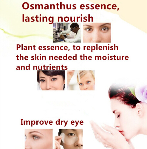 Masks 80Pcs/ Bottle Old Osmanthus Eye Women Collagen Gel Whey Protein Face Care Sleep Patches Health Maas De Dormir