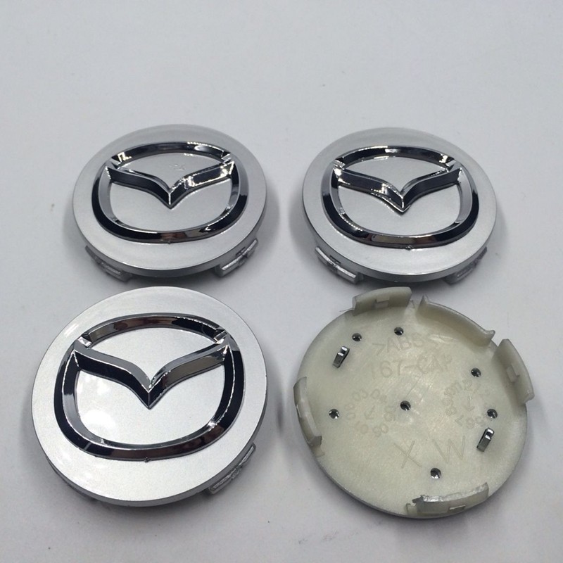 For MAZDA 3 5 6 CX-5 CX-7 CX-9 RX8 MX5 MIATA MPV 56mm Him Cover wheel Center Hub Cap 4pcs/Lot