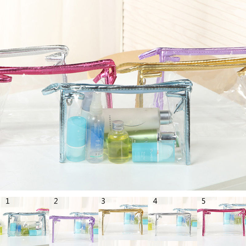 Clear Transparent Plastic PVC Travel Cosmetic Make Up Toiletry Bag Zipper cosmetic bag, Remark colors
Clear Transparent Plastic PVC Travel Cosmetic Make Up Toiletry Bag Zipper cosmetic bag, Remark colors