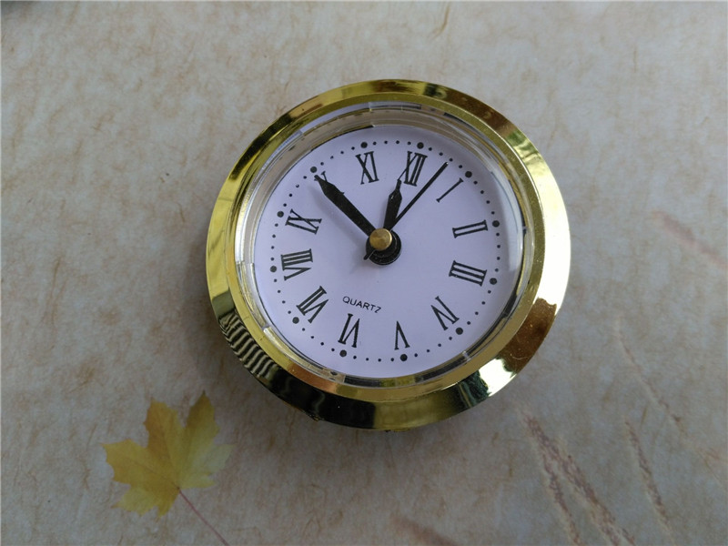 Whole 5 PCS Gold Diameter 50mm Insert Clock Clock Head Roma Number and Arbic Number for Craft Clock5010389