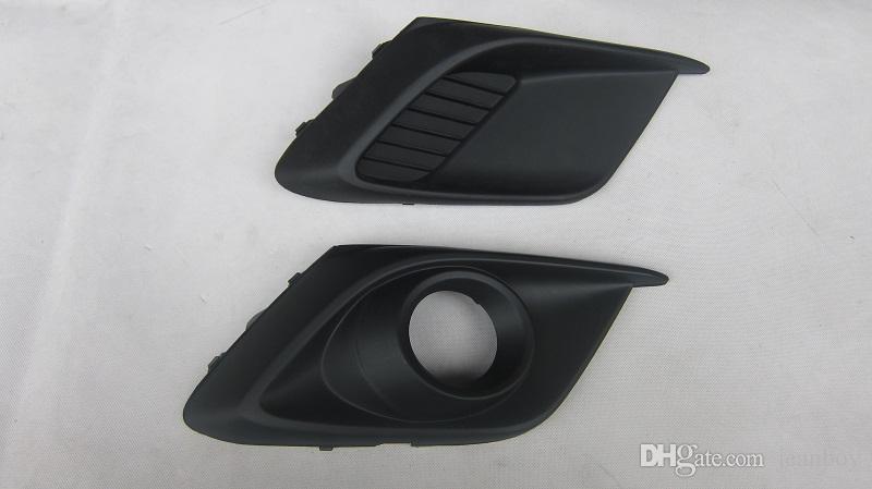 Bumper Grille Fog Light Lamp Cover frame with or without hole For Mazda 3 2013 2014 2015 Axela BKC3-50-C11 BKC3-50-C21