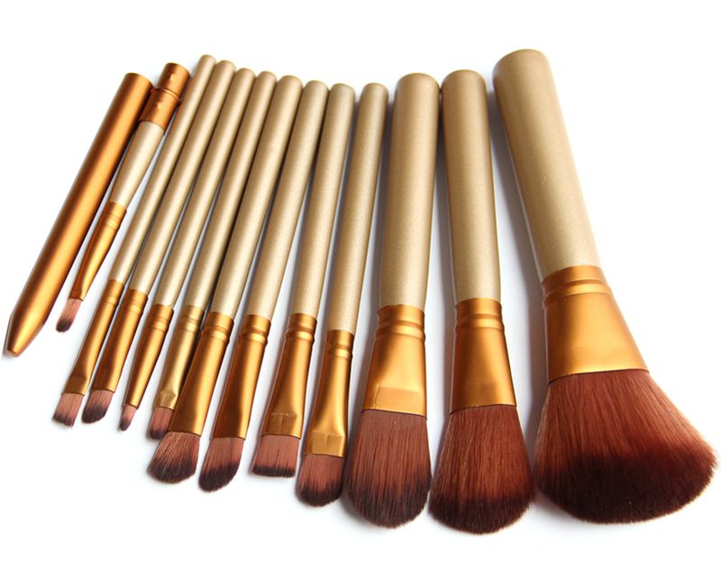 12 Pcs Cosmetic Makeup Brushes Set Powder Foundation Eyeshadow Eyeliner Lip Brush Tool Brand Make Up Brushes pincel maquiagem