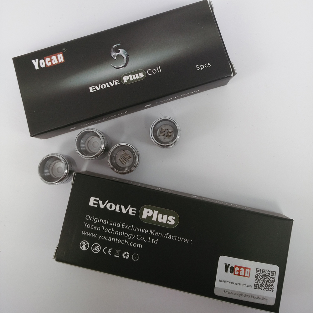 Authentic Yocan Evolve Plus NYX Tank Ceramic Donut Coils/Quartz Dual Coils Replace QDC Coil Head Wax Dry Herb Atomizer
Authentic Yocan Evolve Plus NYX Tank Ceramic Donut Coils/Quartz Dual Coils Replace QDC Coil Head Wax Dry Herb Atomizer