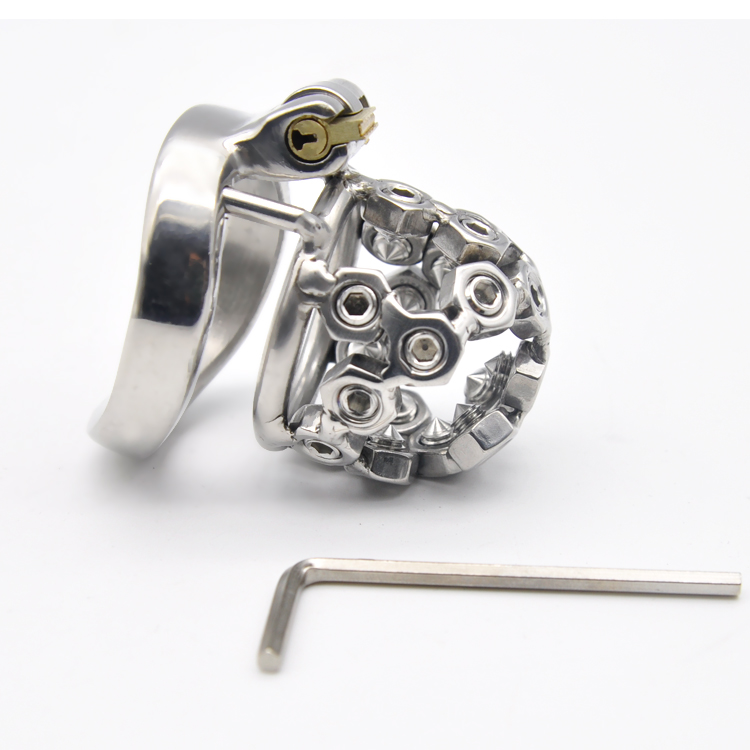 Latest Design New lock MALE Chastity Devices Stainless Steel small Cage sex toys AB031
Latest Design New lock MALE Chastity Devices Stainless Steel small Cage sex toys AB031