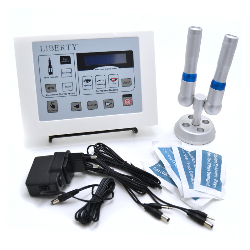 Liberty dermographe maquillage Permanent Makeup Digital Tattoo Machine with foot switch Cosmetic tattoo kit pen