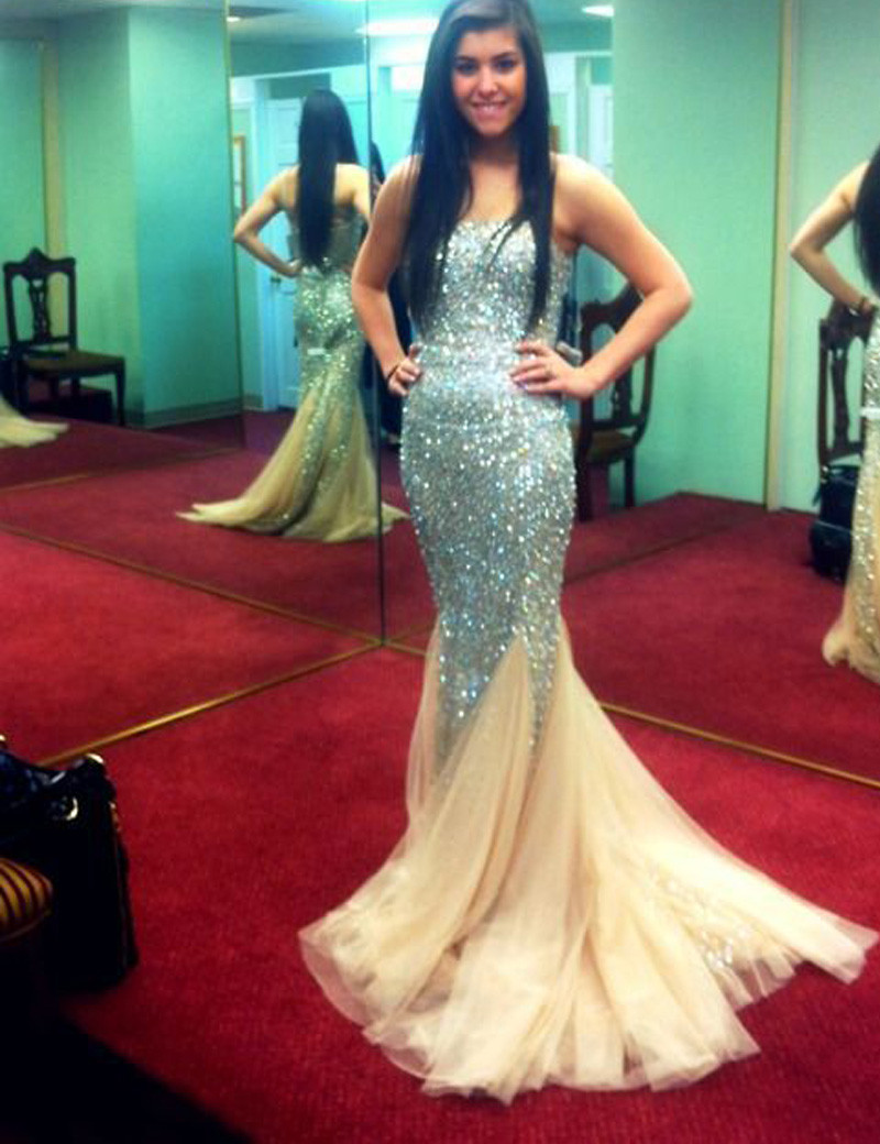 Splendid Crystal Beaded Luxury Evening Dresses Sweetheart Back Zipper Sweep Train Sheer Tulle Formal Prom Party Gowns vestidos de festa, Green
Splendid Crystal Beaded Luxury Evening Dresses Sweetheart Back Zipper Sweep Train Sheer Tulle Formal Prom Party Gowns vestidos de festa, Green