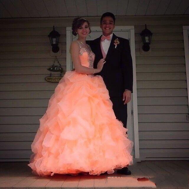 Sparking Ball Gown Quinceanera Dresses Spaghetti Strap Floor Length Prom Evening Gowns Beaded Sequins Tulle Cascading Ruffles Party Dress, Red
Sparking Ball Gown Quinceanera Dresses Spaghetti Strap Floor Length Prom Evening Gowns Beaded Sequins Tulle Cascading Ruffles Party Dress, Red