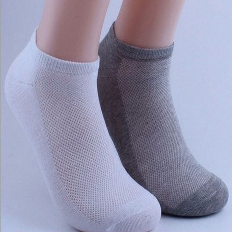 Men039s Ankle Socks Sports Summer Mesh Breathable Sport Thin Boat Socks For Male Solid White Mens Socks Brand Running Human 20 7760872
