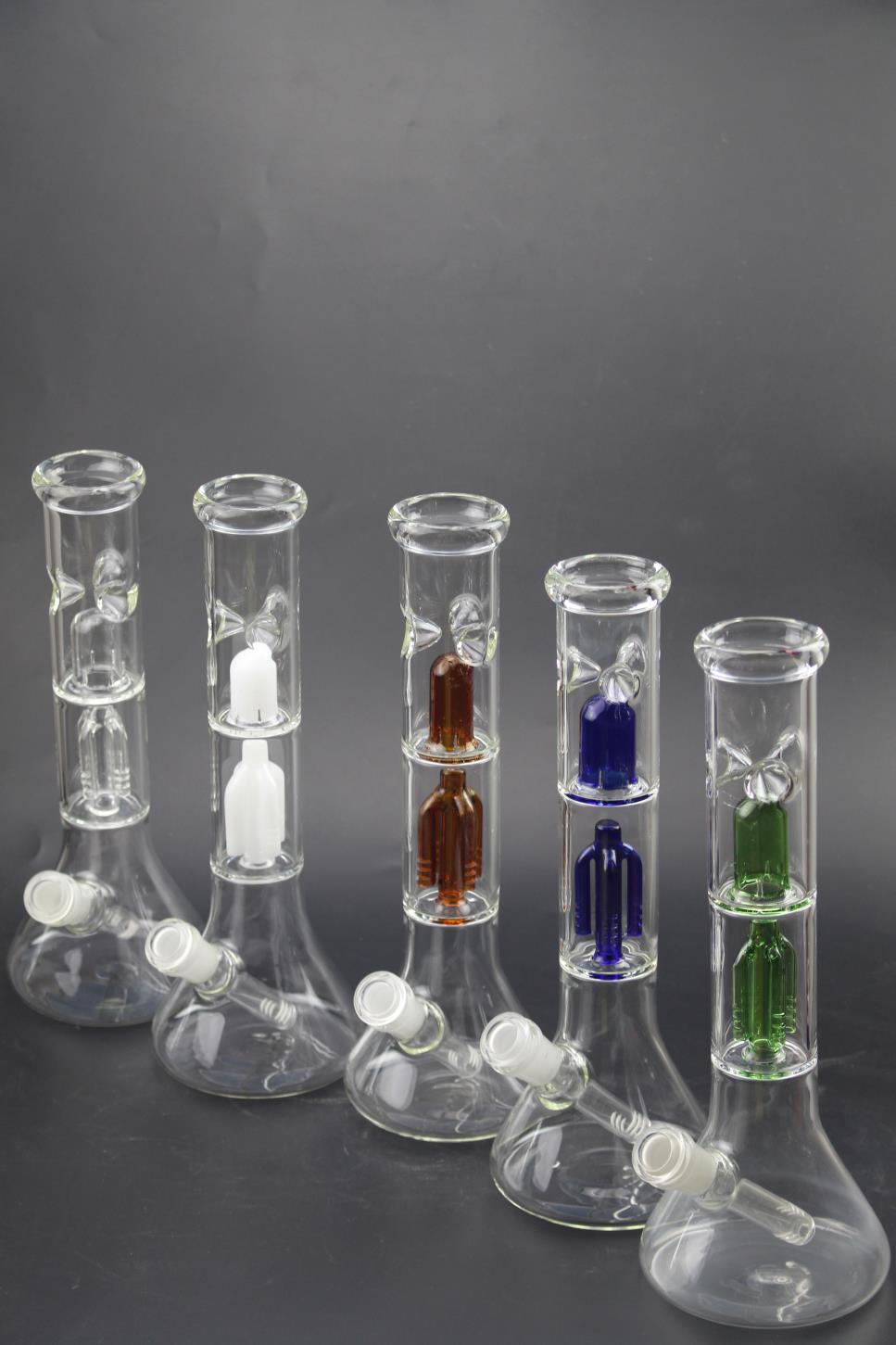 12 inches Glass Water Pipes Bongs Beaker Base 4 ARM Percolator for Tobacco Smoking with Adapter Bowl
12 inches Glass Water Pipes Bongs Beaker Base 4 ARM Percolator for Tobacco Smoking with Adapter Bowl