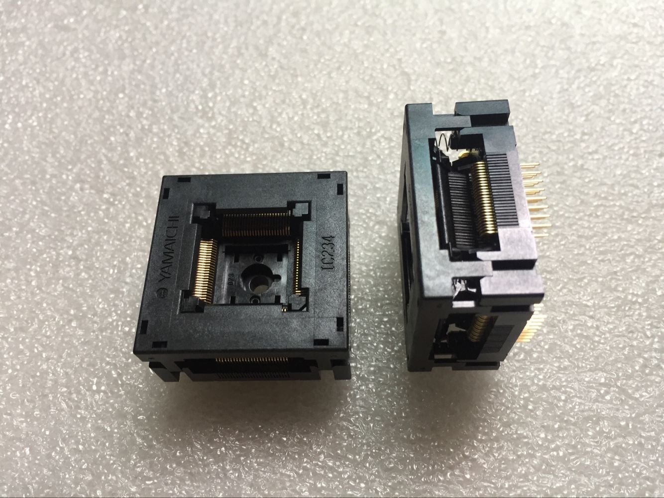 Yamaichi ic test socket IC234-1004-023N QFP100PIN 0.5MM pitch 14x14mm burn in socket