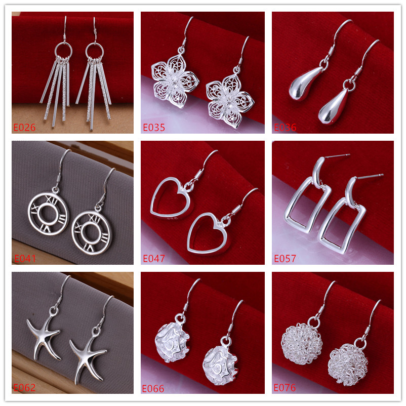 Mix order women's sterling silver plated earring 10 pairs a lot mixed style EME18,wholesale fashion 925 silver Dangle Chandelier earrings
Mix order women's sterling silver plated earring 10 pairs a lot mixed style EME18,wholesale fashion 925 silver Dangle Chandelier earrings