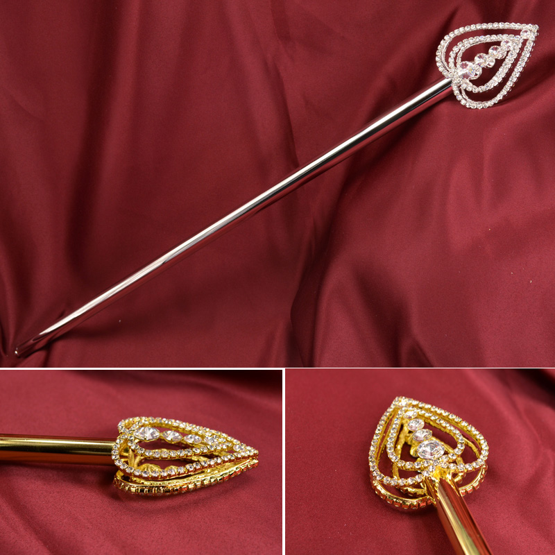 Scepter Heart Shape Miss Beauty Pageant Queen Crown Angel Props Fashion Rhinestone Princess Scepter For Bar Show Or Party Accessories Sz002
Scepter Heart Shape Miss Beauty Pageant Queen Crown Angel Props Fashion Rhinestone Princess Scepter For Bar Show Or Party Accessories Sz002