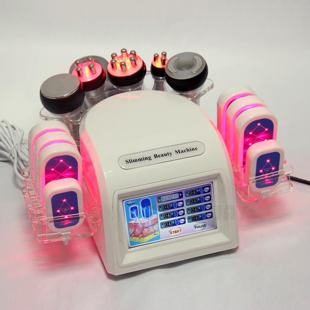 Cavitation Laser Slimming Machine 40K Cavitation Vacuum liposuction 8 Pads 650nm LLLT Lipo Laser Body Shape Salon Equipment with CE