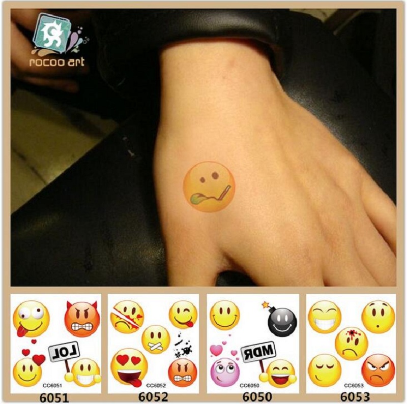 6*6cm Temporary fake tattoos Waterproof tattoo stickers body art Painting for party decoration etc mixed cartoon face design
6*6cm Temporary fake tattoos Waterproof tattoo stickers body art Painting for party decoration etc mixed cartoon face design