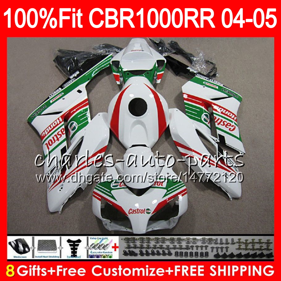 Injection Body For HONDA CBR 1000RR 04 05 Bodywork Castrol green CBR 1000 RR 9HM24 CBR1000RR 04 05 CBR1000 RR 2004 2005 Fairing kit 100% Fit, No. 6
Injection Body For HONDA CBR 1000RR 04 05 Bodywork Castrol green CBR 1000 RR 9HM24 CBR1000RR 04 05 CBR1000 RR 2004 2005 Fairing kit 100% Fit, No. 6