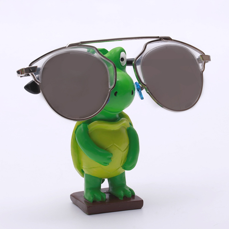 

Resin Turtle Eyeglass Spectacle Holder Handmade Stand for Office Desk