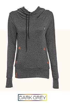 Women Hoodies Sweatshirt Casual Hooded Long Sleeve Pocket Design Embroidered Hoodie For Women Sudaderas Mujer
