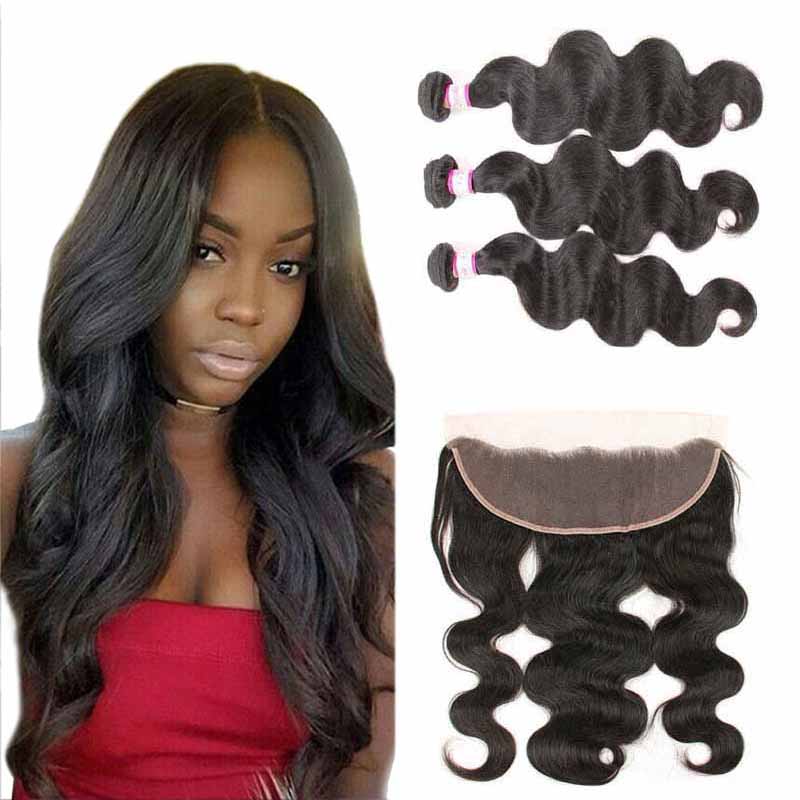Malaysian Body Wave With Closure 13x4 Full Ear To Ear Lace Frontal Closure With 3 Bundles Malaysian Hair Weave Bundles With Closure, Natural color
Malaysian Body Wave With Closure 13x4 Full Ear To Ear Lace Frontal Closure With 3 Bundles Malaysian Hair Weave Bundles With Closure, Natural color